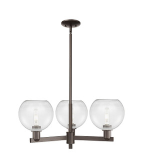 Arcadia Three Light Pendant in Oil Rubbed Bronze (405|7163CROBG1228)
