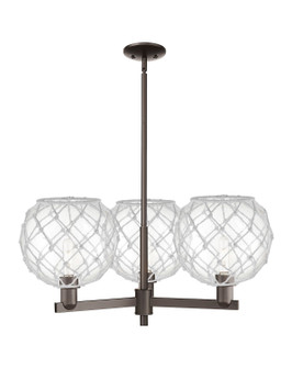 Arcadia Three Light Pendant in Oil Rubbed Bronze (405|7163CROBG12210RW)