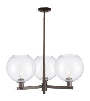 Arcadia Three Light Pendant in Oil Rubbed Bronze (405|7163CROBG12210)