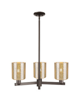 Arcadia Three Light Pendant in Oil Rubbed Bronze (405|7163CROBG116)