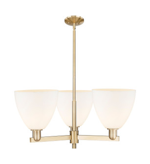 Arcadia Three Light Pendant in Champagne Bronze (405|7163CRCBGBD91)