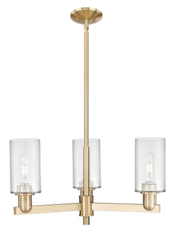 Arcadia Three Light Pendant in Champagne Bronze (405|7163CRCBG802)