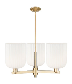 Arcadia Three Light Pendant in Champagne Bronze (405|7163CRCBG5598GWH)