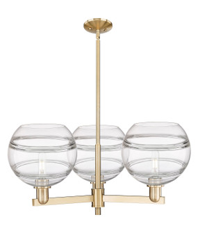 Arcadia Three Light Pendant in Champagne Bronze (405|7163CRCBG55610CL)