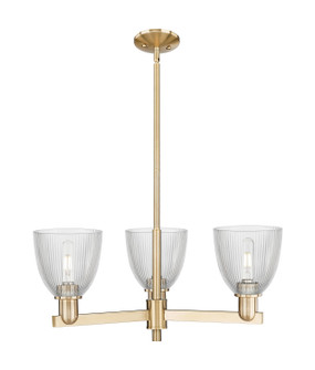 Arcadia Three Light Pendant in Champagne Bronze (405|7163CRCBG382)