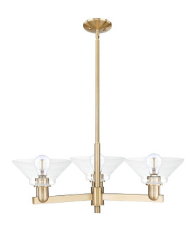 Arcadia Three Light Pendant in Champagne Bronze (405|7163CRCBG132)