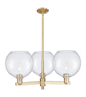 Arcadia Three Light Pendant in Champagne Bronze (405|7163CRCBG12410)
