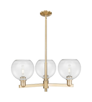 Arcadia Three Light Pendant in Champagne Bronze (405|7163CRCBG1228)