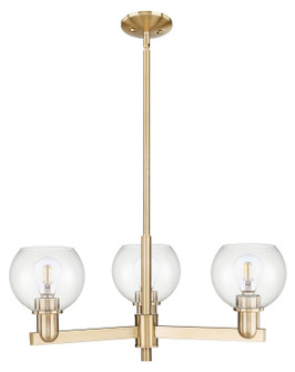 Arcadia Three Light Pendant in Champagne Bronze (405|7163CRCBG1226)