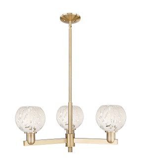 Arcadia Three Light Pendant in Champagne Bronze (405|7163CRCBG12166WM)