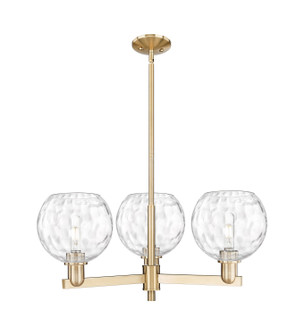 Arcadia Three Light Pendant in Champagne Bronze (405|7163CRCBG12158)