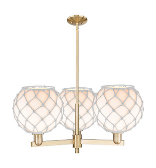 Arcadia Three Light Pendant in Champagne Bronze (405|7163CRCBG12110RW)