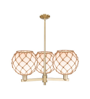 Arcadia Three Light Pendant in Champagne Bronze (405|7163CRCBG12110RB)