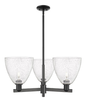 Arcadia Three Light Pendant in Matte Black (405|7163CRBKGBD94)