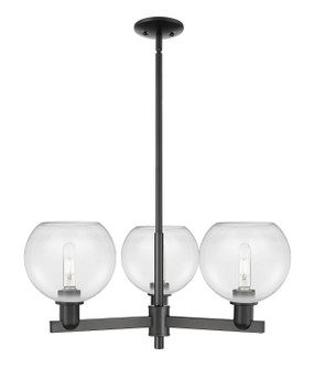 Arcadia Three Light Pendant in Matte Black (405|7163CRBKG1228)