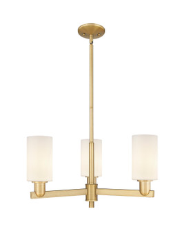 Arcadia Three Light Pendant in Brushed Brass (405|7163CRBBG801)