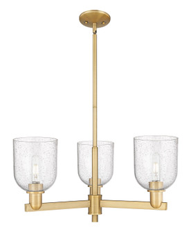 Arcadia Three Light Pendant in Brushed Brass (405|7163CRBBG5586SDY)