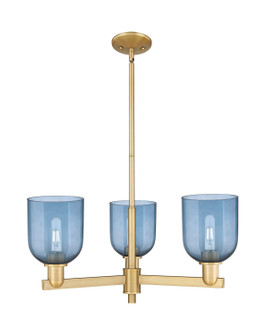 Arcadia Three Light Pendant in Brushed Brass (405|7163CRBBG5586BL)