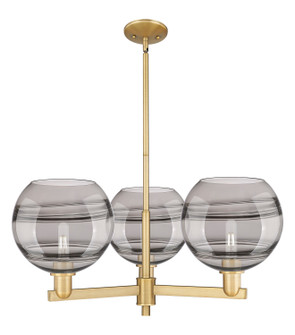 Arcadia Three Light Pendant in Brushed Brass (405|7163CRBBG55610SM)