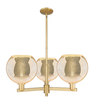 Arcadia Three Light Pendant in Brushed Brass (405|7163CRBBG12810)
