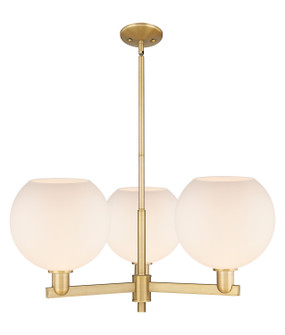 Arcadia Three Light Pendant in Brushed Brass (405|7163CRBBG12110)