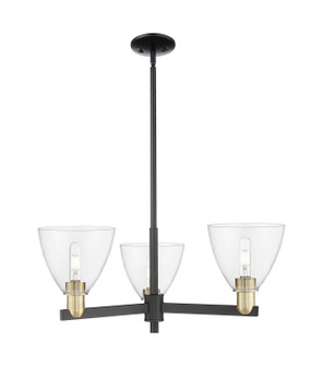 Arcadia Three Light Pendant in Black Antique Brass (405|7163CRBABGBD752)