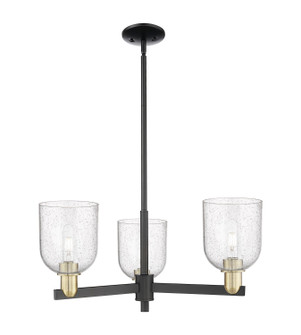 Arcadia Three Light Pendant in Black Antique Brass (405|7163CRBABG5586SDY)