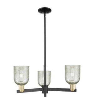 Arcadia Three Light Pendant in Black Antique Brass (405|7163CRBABG259)
