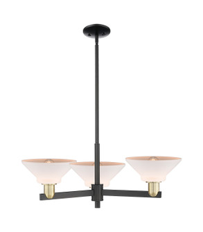 Arcadia Three Light Pendant in Black Antique Brass (405|7163CRBABG131)