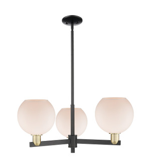 Arcadia Three Light Pendant in Black Antique Brass (405|7163CRBABG1218)
