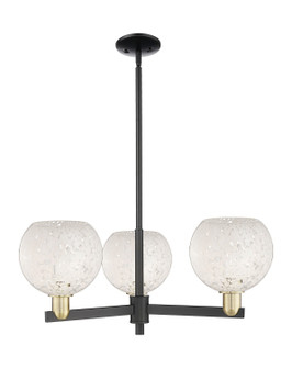 Arcadia Three Light Pendant in Black Antique Brass (405|7163CRBABG12168WM)