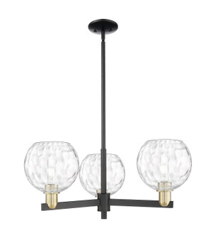 Arcadia Three Light Pendant in Black Antique Brass (405|7163CRBABG12158)