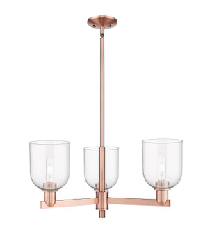 Arcadia Three Light Pendant in Antique Copper (405|7163CRACG5586CL)