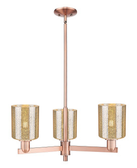 Arcadia Three Light Pendant in Antique Copper (405|7163CRACG116)
