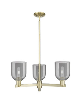 Arcadia Three Light Pendant in Antique Brass (405|7163CRABG5586SM)