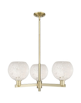 Arcadia Three Light Pendant in Antique Brass (405|7163CRABG12168WM)