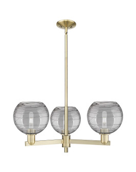 Arcadia Three Light Pendant in Antique Brass (405|7163CRABG12138SM)