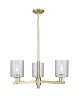 Arcadia Three Light Pendant in Antique Brass (405|7163CRABG112)