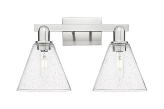 Arcadia Two Light Bath Vanity in Brushed Satin Nickel (405|7162WSNGBC84)