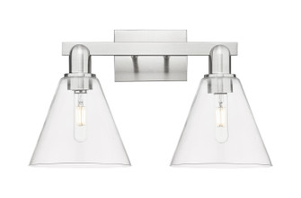 Arcadia Two Light Bath Vanity in Brushed Satin Nickel (405|7162WSNGBC82)