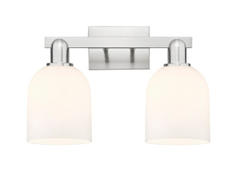 Arcadia Two Light Bath Vanity in Brushed Satin Nickel (405|7162WSNG5586GWH)