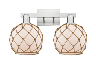 Arcadia Two Light Bath Vanity in Brushed Satin Nickel (405|7162WSNG1218RB)