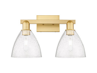 Arcadia Two Light Bath Vanity in Satin Gold (405|7162WSGGBD754)