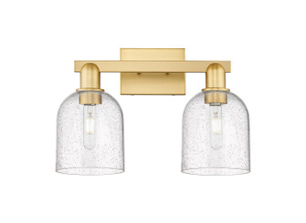 Arcadia Two Light Bath Vanity in Satin Gold (405|7162WSGG5586SDY)