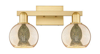 Arcadia Two Light Bath Vanity in Satin Gold (405|7162WSGG1286)