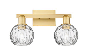Arcadia Two Light Bath Vanity in Satin Gold (405|7162WSGG12156)