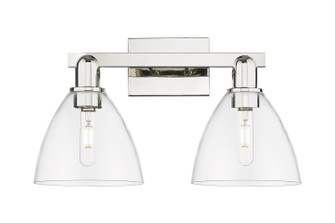 Arcadia Two Light Bath Vanity in Polished Nickel (405|7162WPNGBD752)