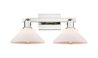 Arcadia Two Light Bath Vanity in Polished Nickel (405|7162WPNG131)
