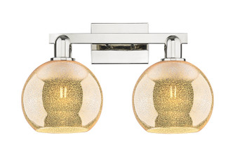 Arcadia Two Light Bath Vanity in Polished Nickel (405|7162WPNG1288)