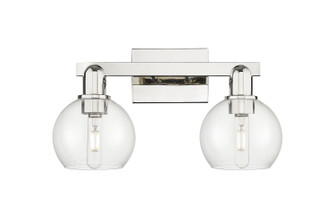 Arcadia Two Light Bath Vanity in Polished Nickel (405|7162WPNG1226)